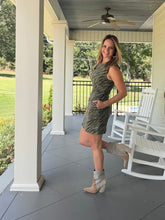 Load image into Gallery viewer, CLEAR THE PATH DRESS - OLIVE
