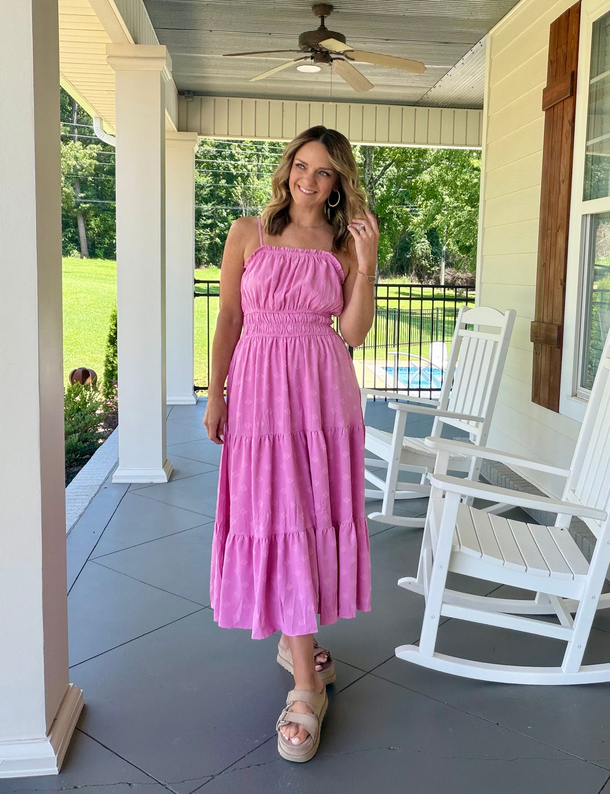 TELL ME MORE DRESS - PINK