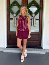 Load image into Gallery viewer, CROSS YOUR MIND SHORTS - WINE
