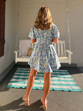 Load image into Gallery viewer, GIVE IT A GO DRESS - BLUE/GREEN
