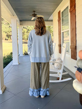Load image into Gallery viewer, Jesus Loves You Sweatshirt Top - Dusty Blue
