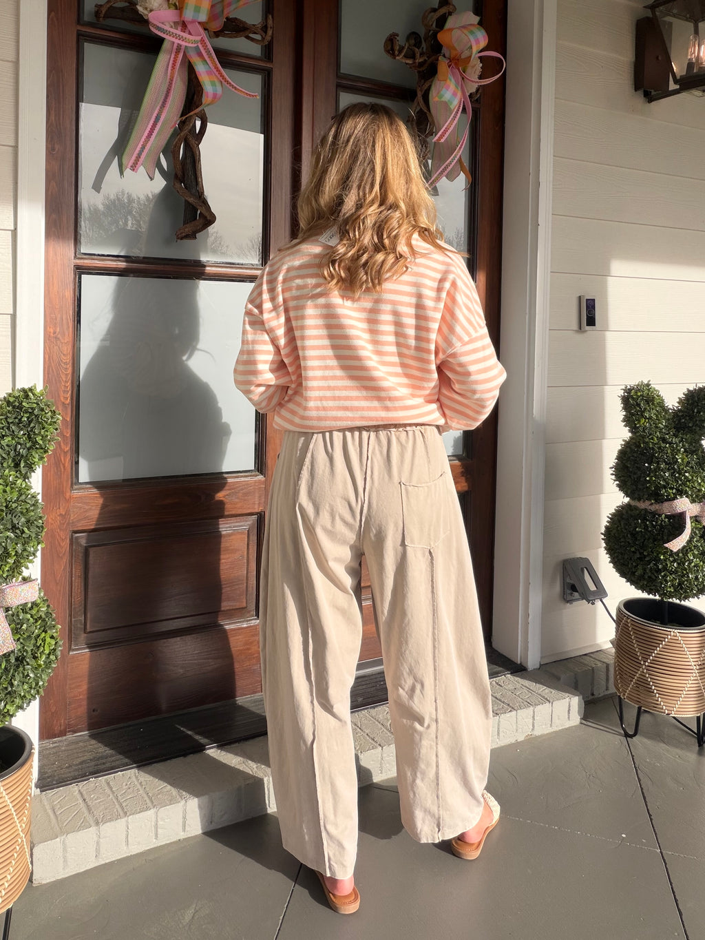 NOW OR NEVER PANTS - SAND
