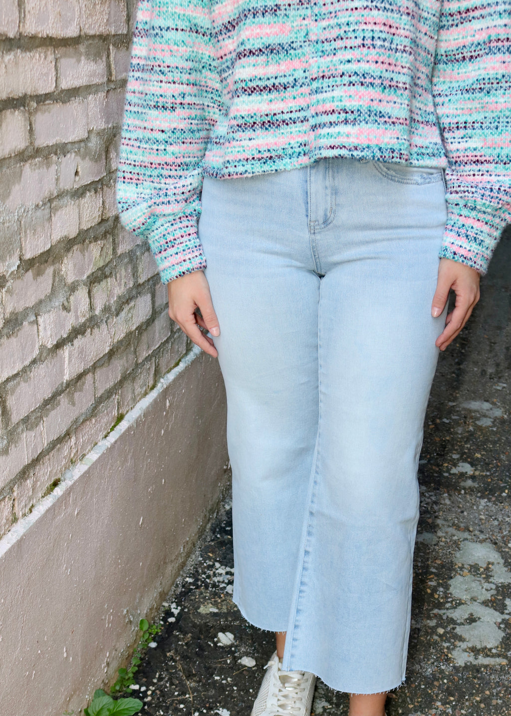 PICK ME FIRST JEANS - LT WASH