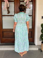 Load image into Gallery viewer, WAITING FOR YOU DRESS - BLUES/GREEN
