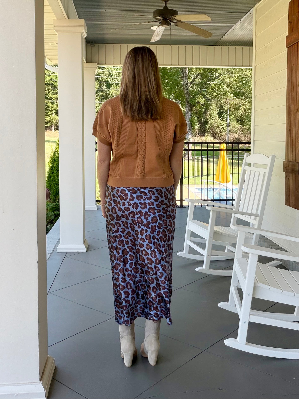 WILD ABOUT YOU SKIRT - BLUE