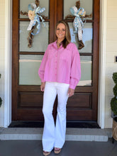 Load image into Gallery viewer, ITS OVER FOR ME TOP - PINK STRIPE
