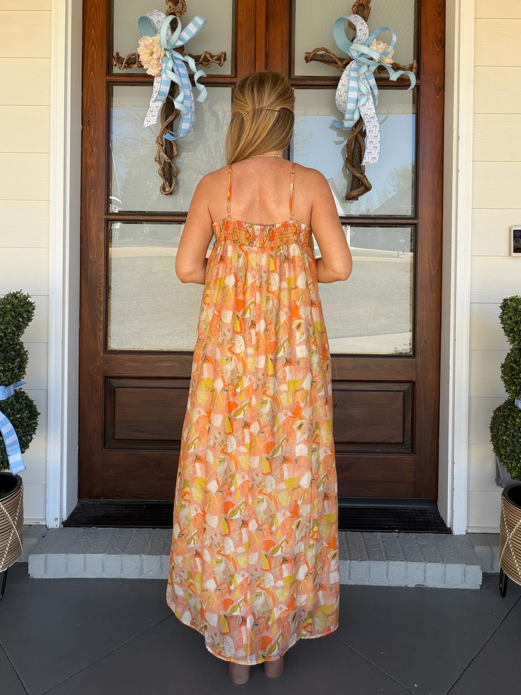 HERE COMES THE SUN DRESS - ORG MIX