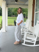 Load image into Gallery viewer, TAKING IT EASY PANTS - DENIM STRIPE
