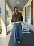 Camo zip up jacket