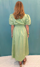 Load image into Gallery viewer, PAINT THE PICTURE DRESS - LIME
