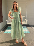 STAY THE COURSE DRESS - GREEN
