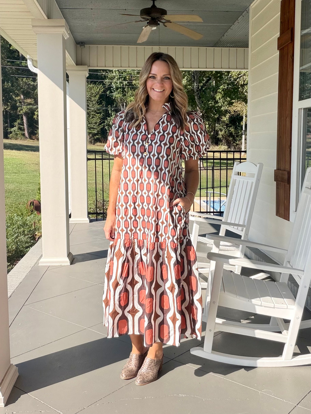 THOUGHTS ABOUT YOU DRESS - BROWNS