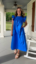 Load image into Gallery viewer, TAKE IT OR LEAVE IT DRESS - ROYAL

