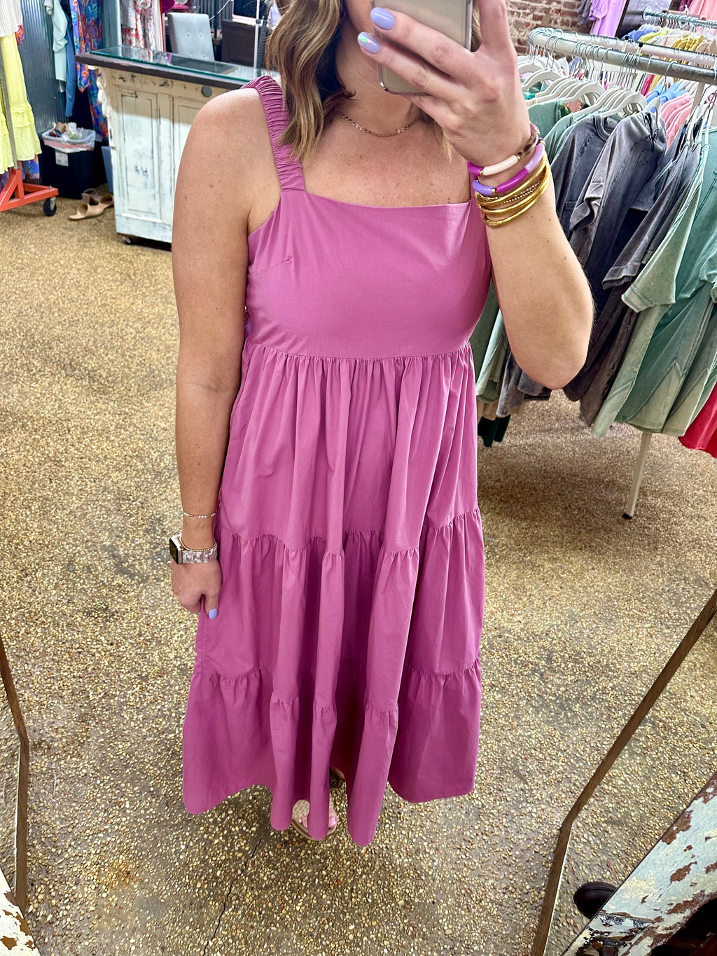 RUNNING IN CIRCLES DRESS - ROSE