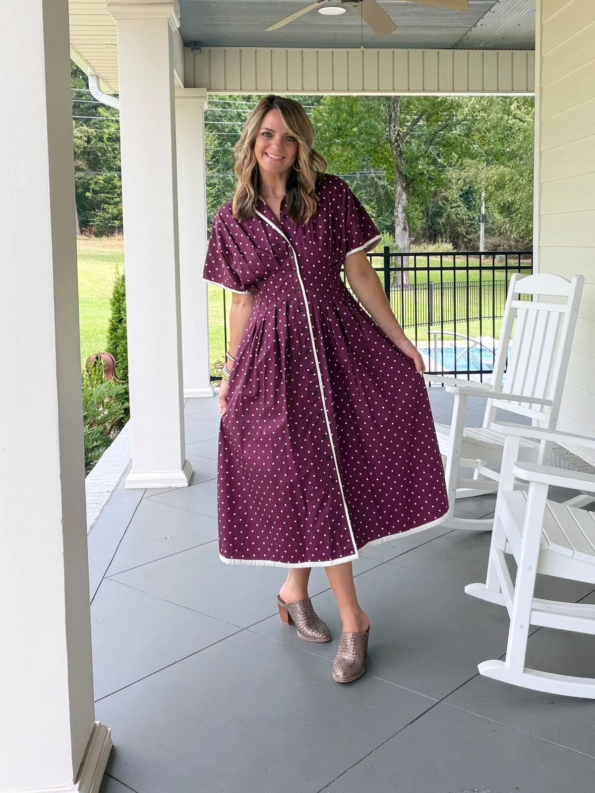 WHAT YOU KNOW DRESS - PLUM