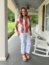 Load image into Gallery viewer, STARS AND STRIPES TOP - GRAY
