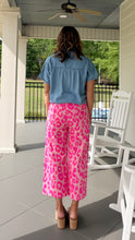 Load image into Gallery viewer, WILD ABOUT YOU PANTS - PINK LEOPARD
