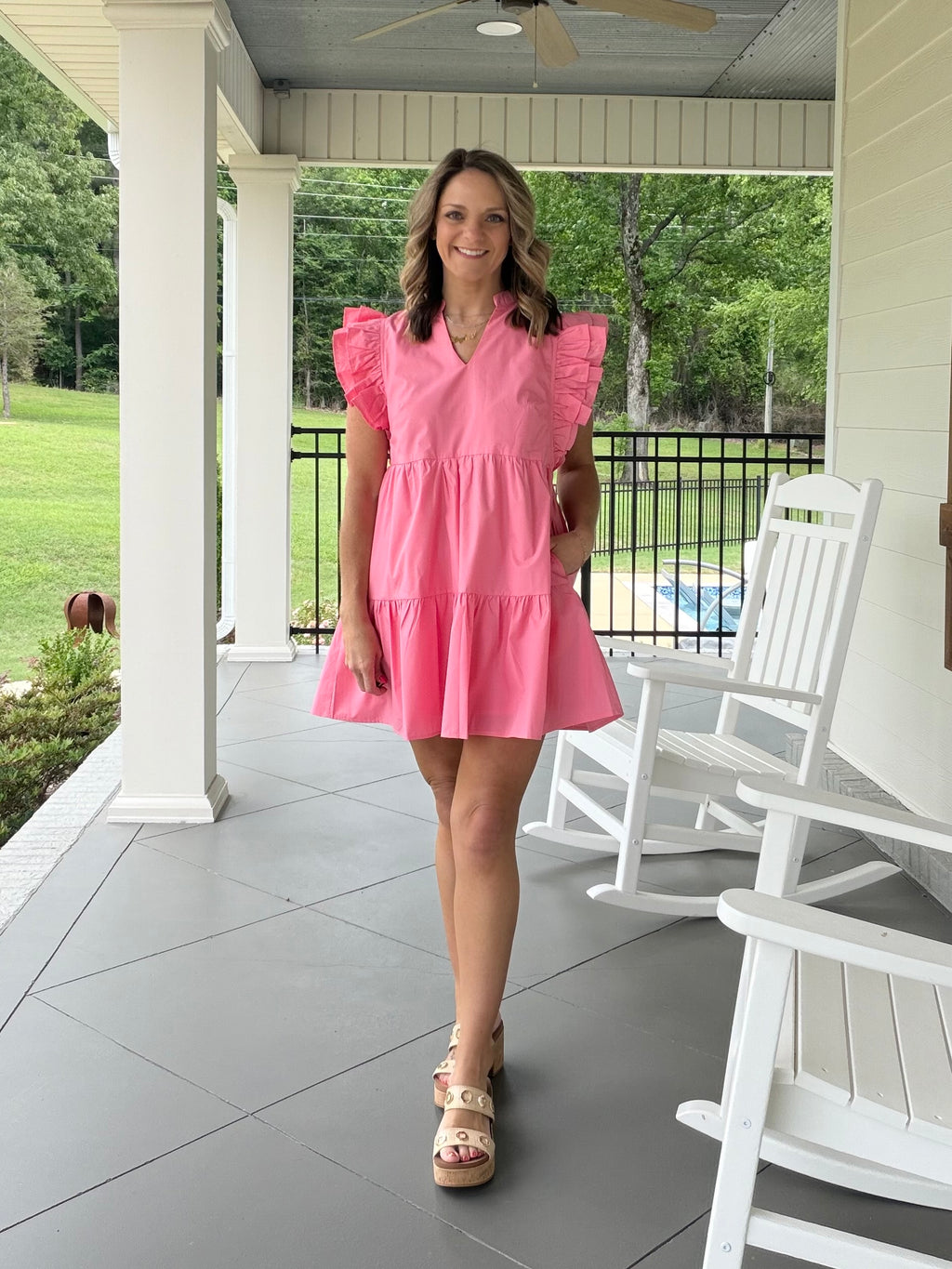 DON’T TURN AROUND DRESS - PINK
