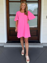 Load image into Gallery viewer, SEE ME NOW DRESS - NEON PINK
