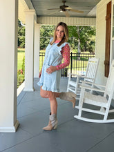 Load image into Gallery viewer, TRADING FOR THE GOOD ROMPER - LT DENIM
