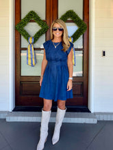 Load image into Gallery viewer, TRY YOUR BEST DRESS - BLUE
