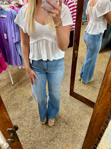 YOU HAD YOUR TURN JEANS - MEDIUM WASH