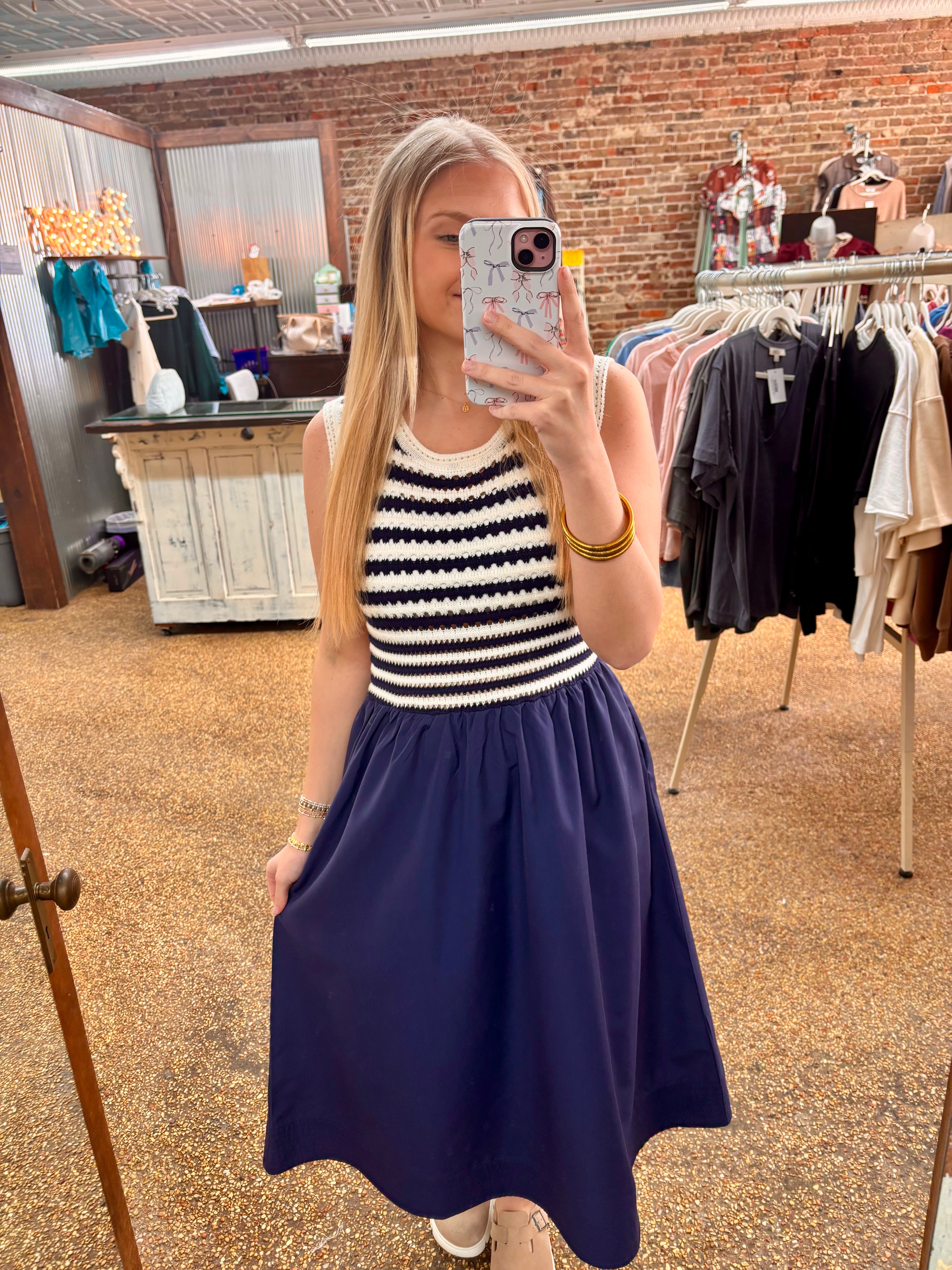 HURTS TO MUCH DRESS - NAVY