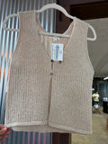 ONE AT A TIME VEST - TAN