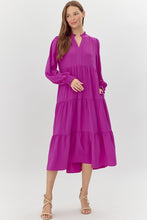 Load image into Gallery viewer, REST AT EASE DRESS - MAGENTA
