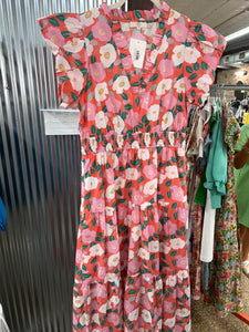 MOVE ON OVER DRESS - CORAL