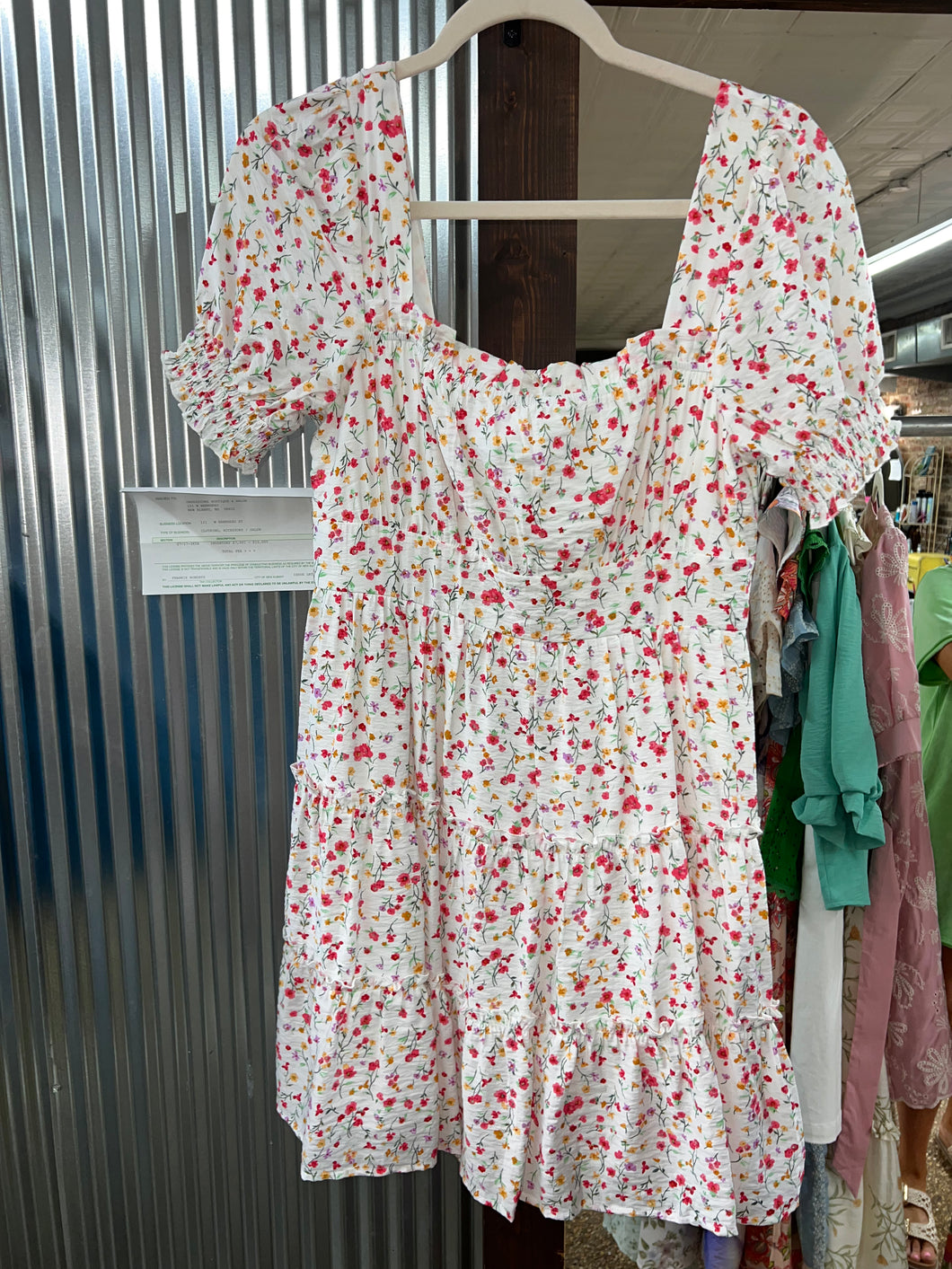 WHEN ITS OVER DRESS - WHT/MUL