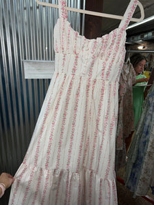 GET THE JOB DONE DRESS - IVORY/PINK