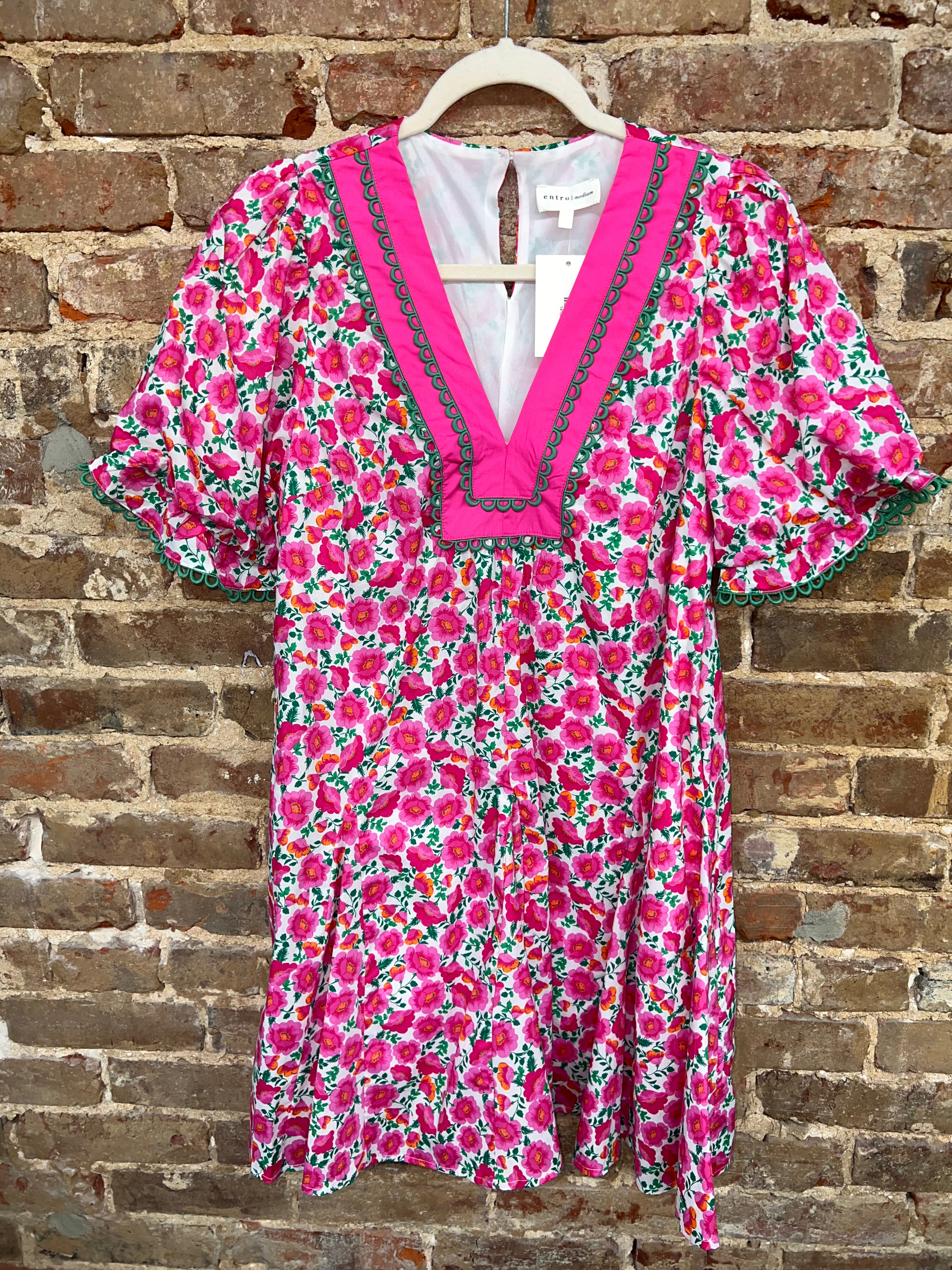 BREAK DOWN WALLS DRESS - PINKS