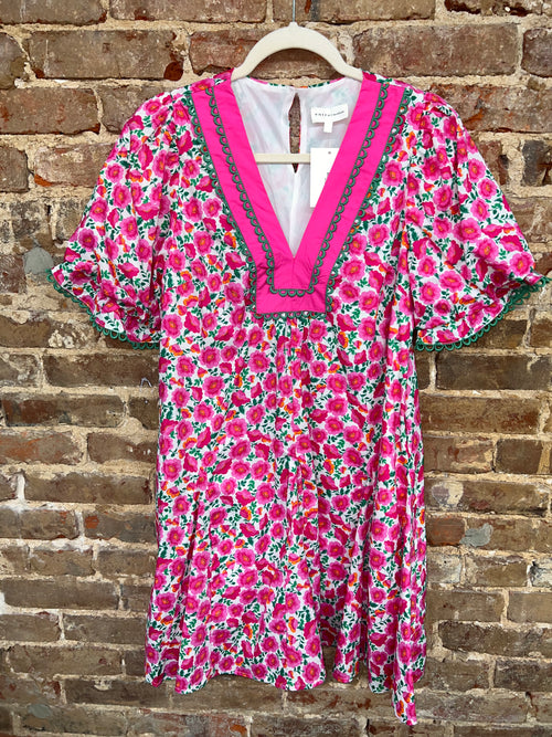 BREAK DOWN WALLS DRESS - PINKS