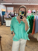 Load image into Gallery viewer, IT IS WELL TOP - AQUA
