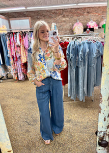 CAN’T BE SHAKEN PANTS - DENIM BLUE