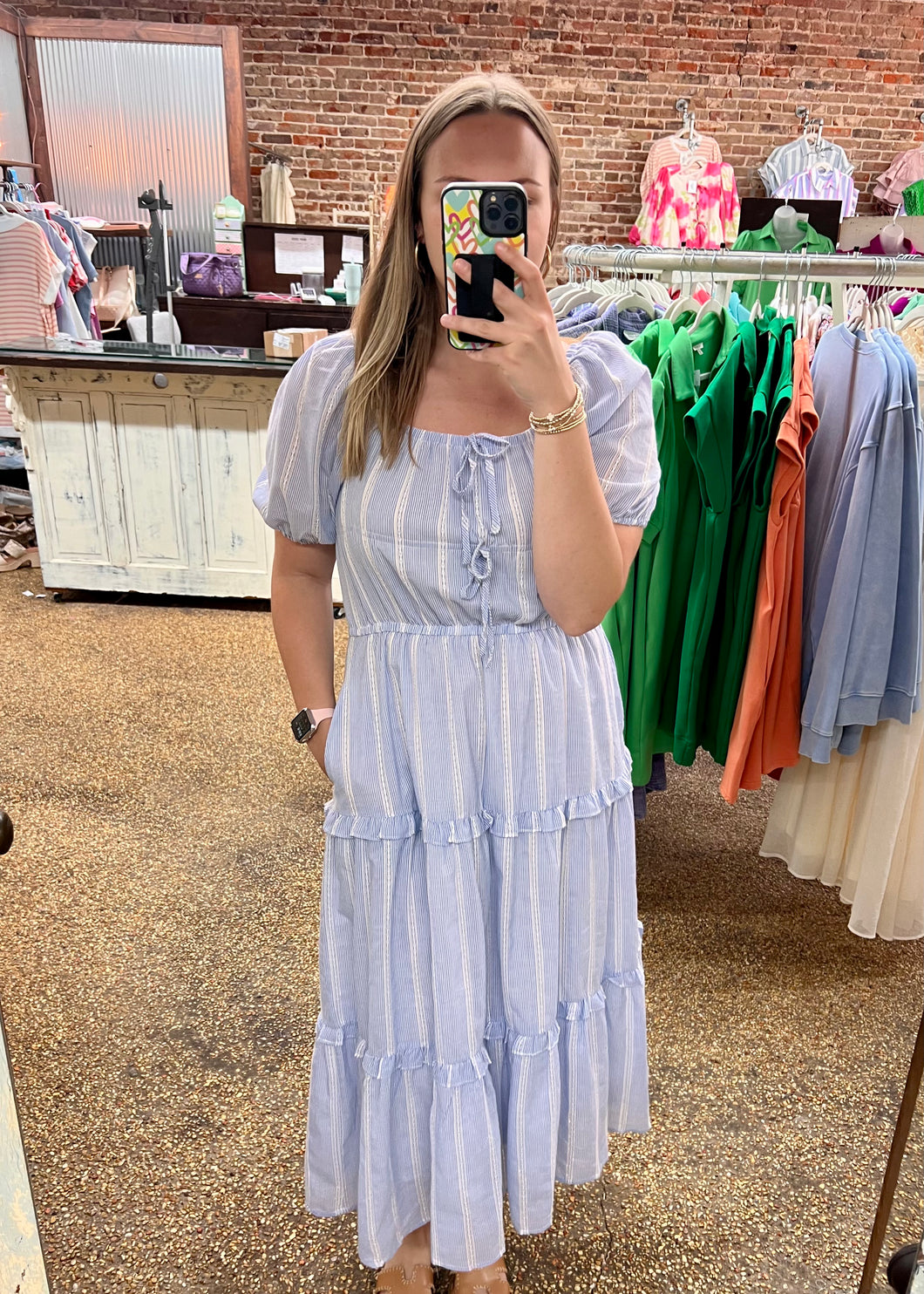 ONLY WITH YOU DRESS - BLUE