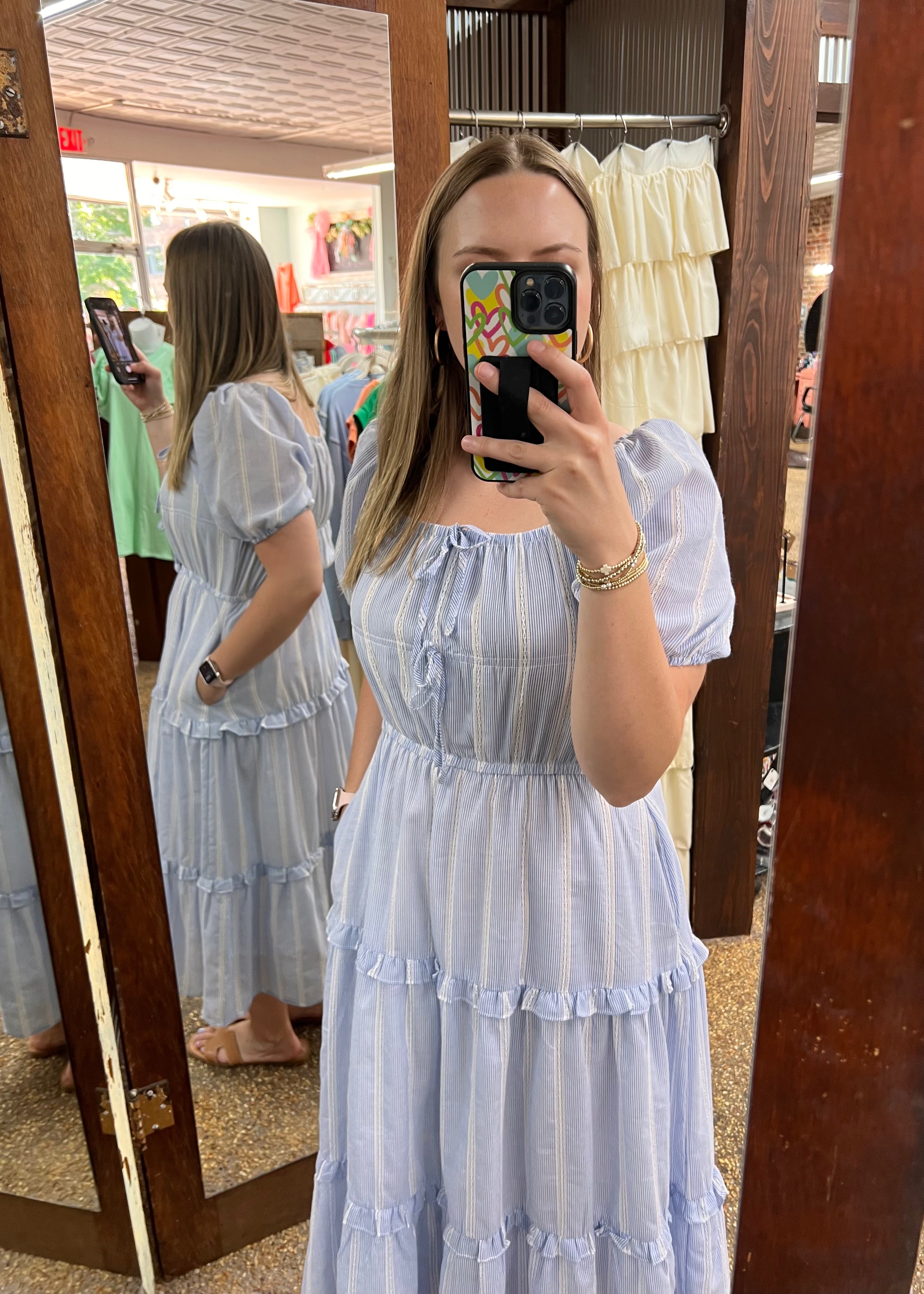 ONLY WITH YOU DRESS - BLUE
