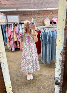 TAKE IT SLOW DRESS - RED/WHITE/BLUE.