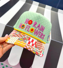 Load image into Gallery viewer, NO RAIN NO FLOWERS HAT
