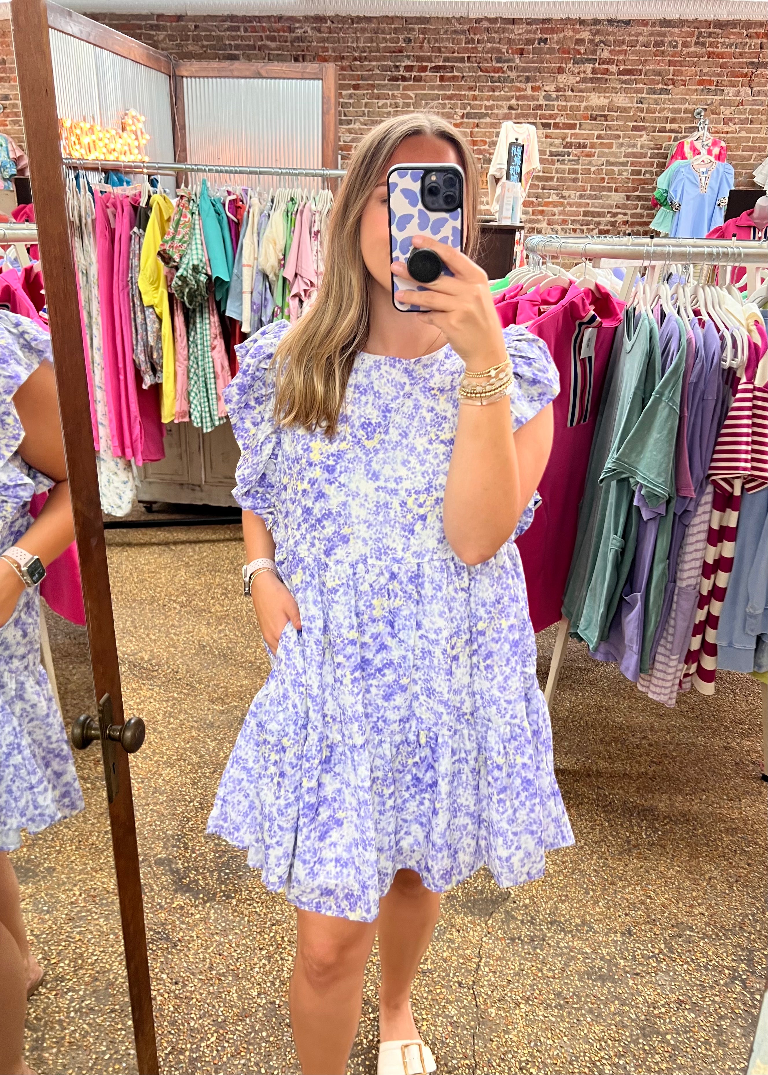 ALL ABOUT YOU DRESS - PURP/BLUE