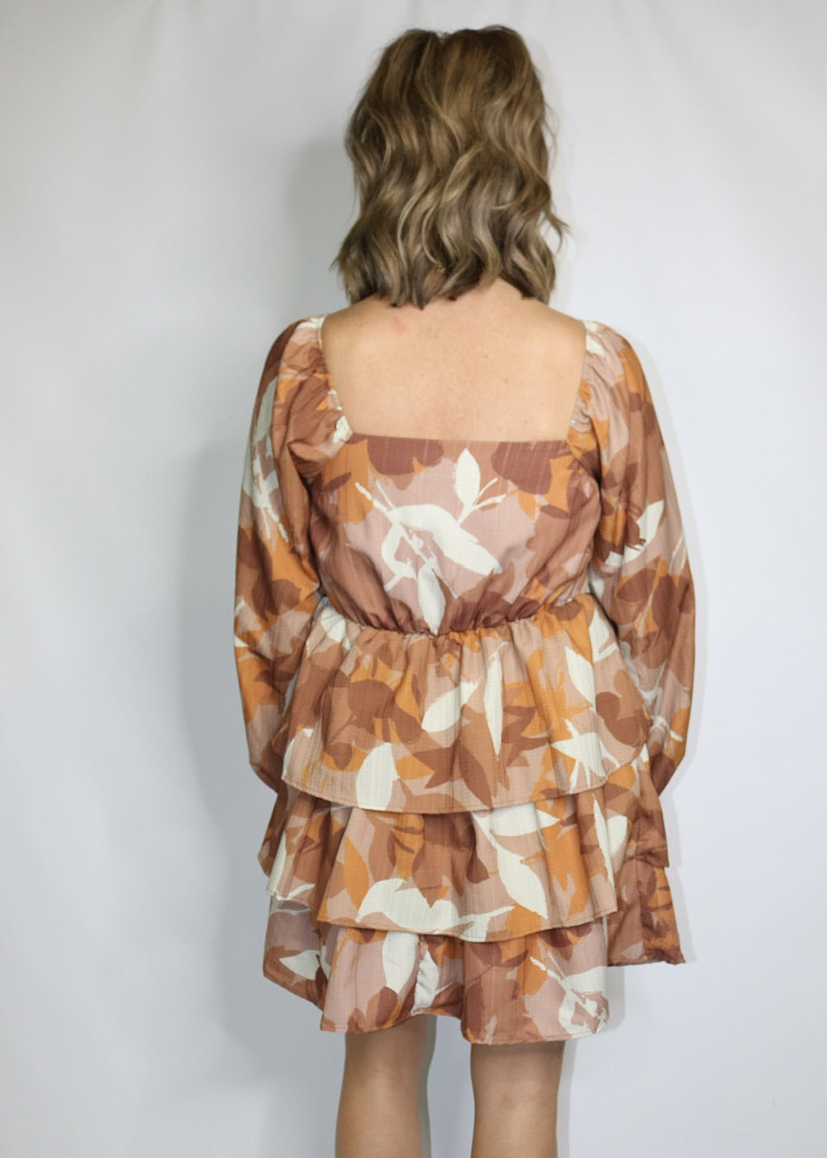 HARD TO TELL DRESS - BROWNS
