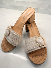 Load image into Gallery viewer, ODELIA HEELED SANDAL - CREAM
