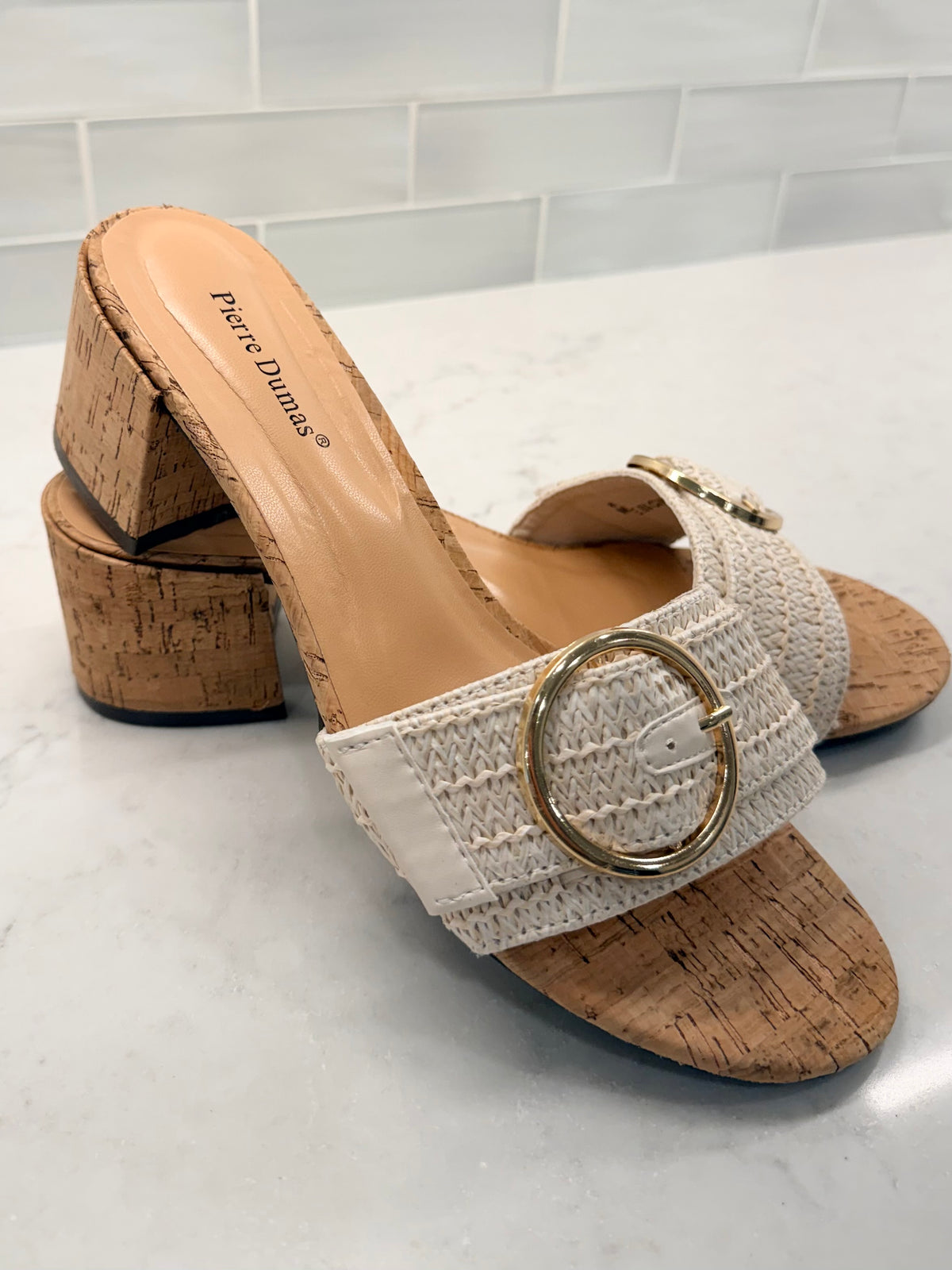 ODELIA HEELED SANDAL - CREAM