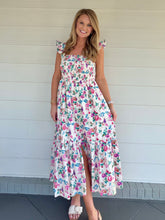 Load image into Gallery viewer, NOT TODAY DRESS - CRM/PINK
