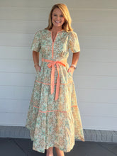 Load image into Gallery viewer, PERFECT FOR YOU DRESS - GREEN/ORG
