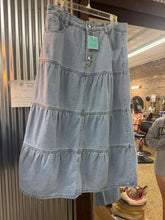 Load image into Gallery viewer, TOO GOOD TO YOU SKIRT - LT DENIM
