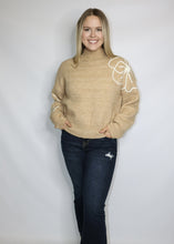 Load image into Gallery viewer, LIVE YOUR LIFE SWEATER TOP - TAN
