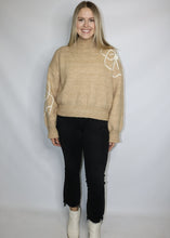 Load image into Gallery viewer, LIVE YOUR LIFE SWEATER TOP - TAN
