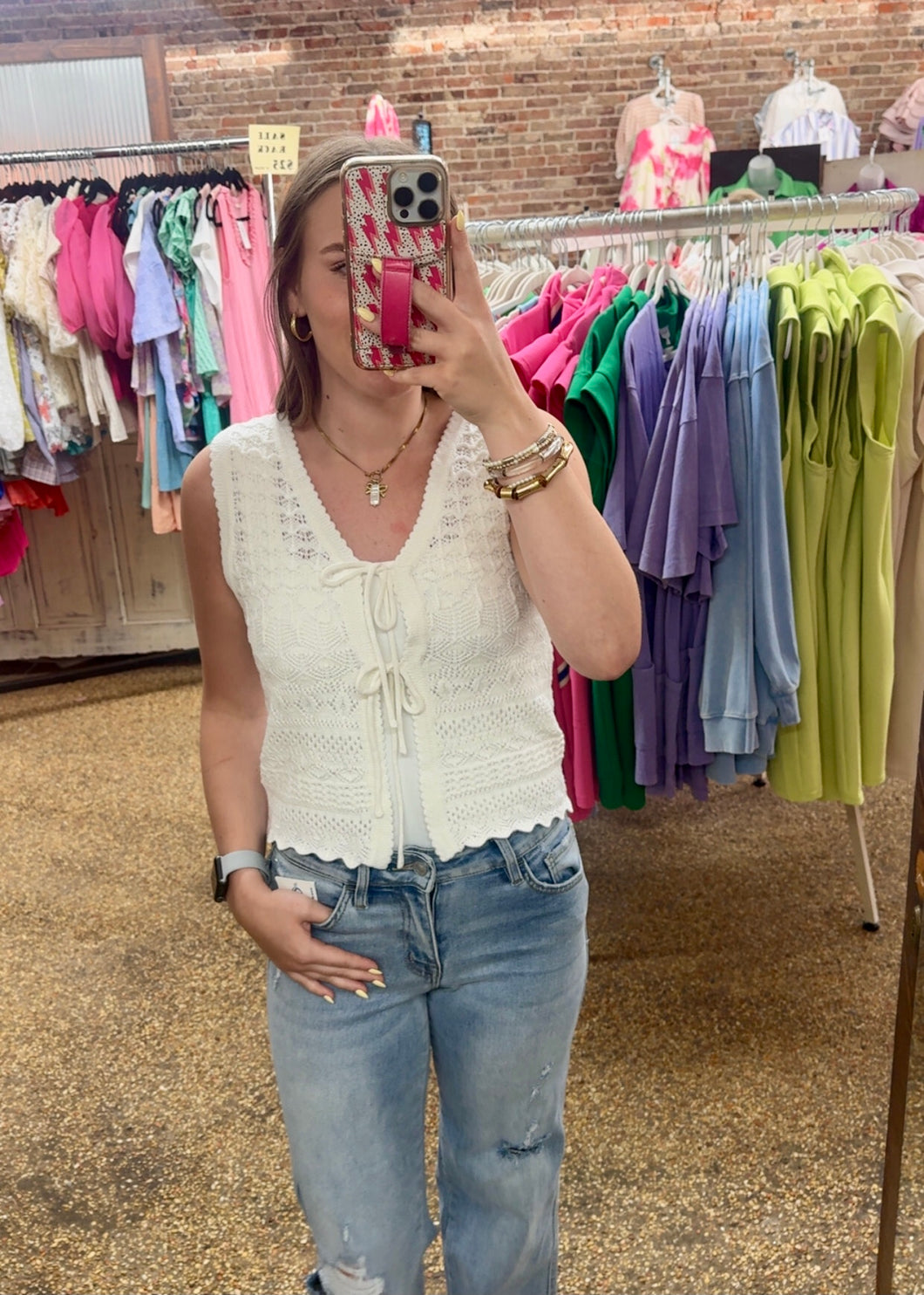 READY OR NOT TOP - IVORY